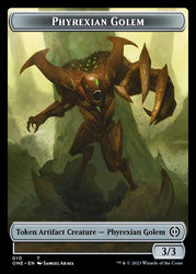 Phyrexian Golem Token [Phyrexia: All Will Be One Tokens] Magic: The Gathering