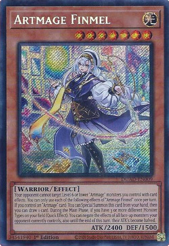 Artmage Finmel [DUAD-EN009] Secret Rare Yu-Gi-Oh!