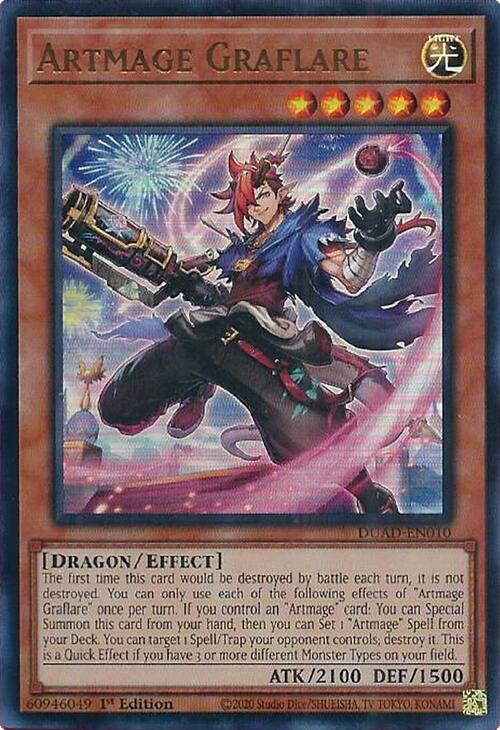 Artmage Graflare [DUAD-EN010] Ultra Rare Yu-Gi-Oh!
