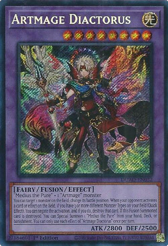 Artmage Diactorus [DUAD-EN032] Secret Rare Yu-Gi-Oh!