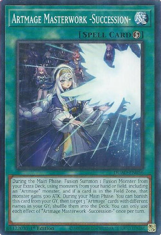 Artmage Masterwork -Succession- [DUAD-EN056] Common Yu-Gi-Oh!