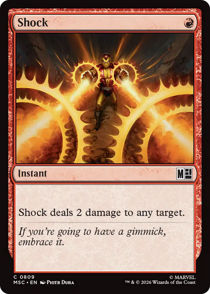 Shock [Marvel Super Heroes Commander] Magic: The Gathering