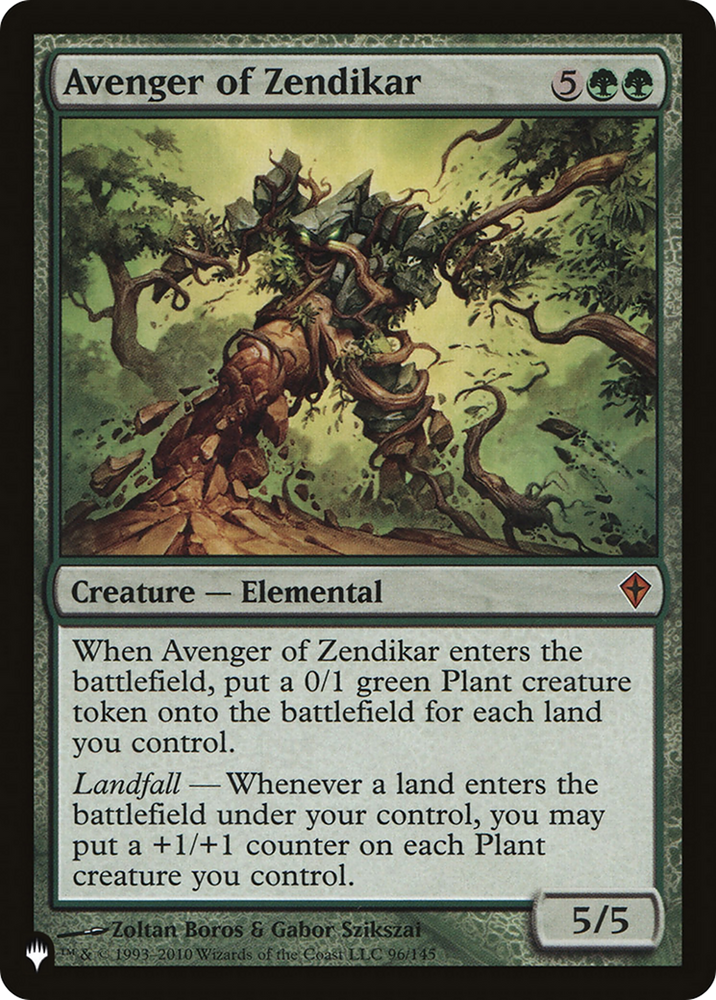 Avenger of Zendikar [The List] Magic: The Gathering