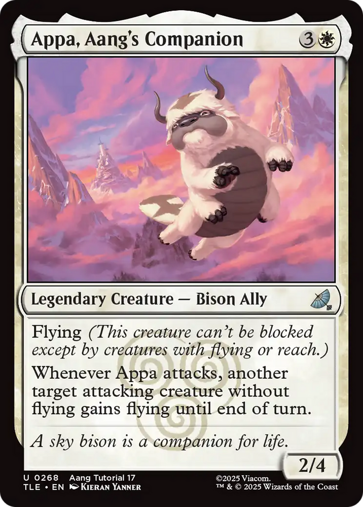 Appa, Aang's Companion (0268) [Avatar: The Last Airbender: Eternal-Legal] Magic: The Gathering