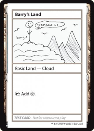 Barry's Land (2021 Edition) [Mystery Booster Playtest Cards] Magic: The Gathering