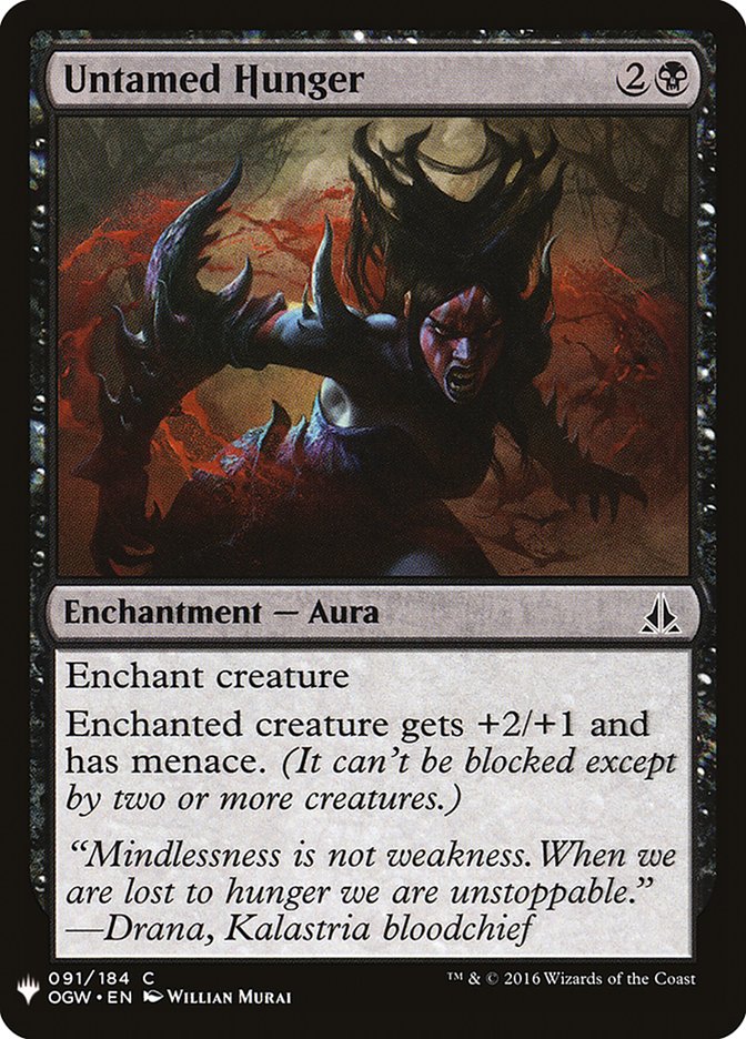 Untamed Hunger [Mystery Booster] Magic: The Gathering