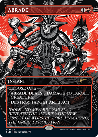 Abrade [Secret Lair Drop Series] Magic: The Gathering