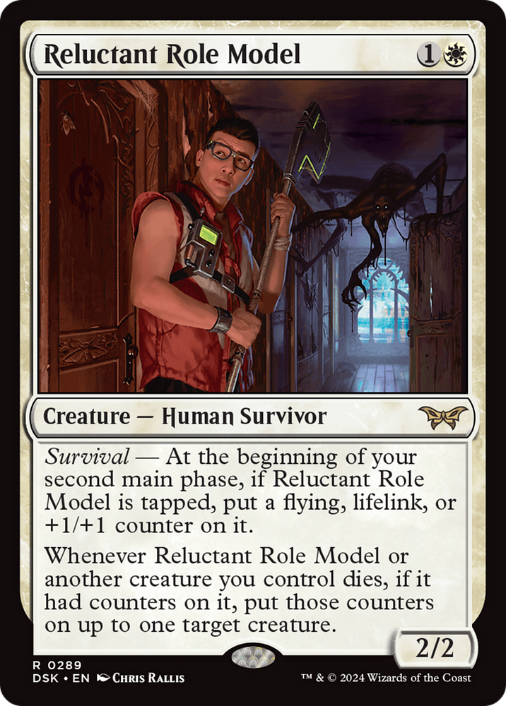 Reluctant Role Model (0289) [Duskmourn: House of Horror] Magic: The Gathering