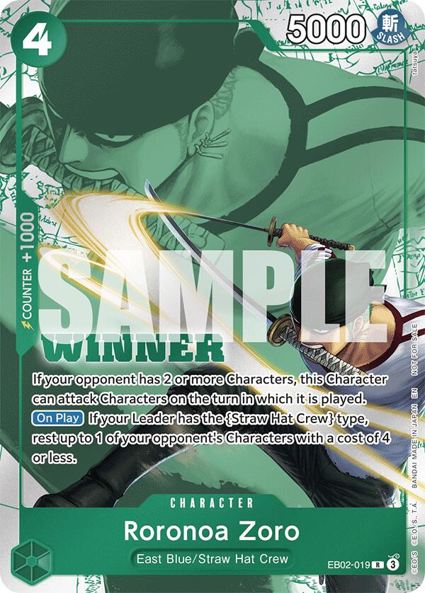 Roronoa Zoro (Winner Pack 2025 Vol. 3) [One Piece Promotion Cards] Bandai