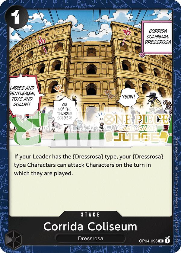 Corrida Coliseum (Judge Pack Vol. 6) [One Piece Promotion Cards] Bandai