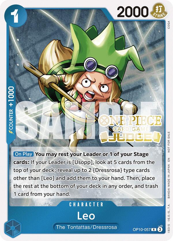 Leo (Judge Pack Vol. 6) [One Piece Promotion Cards] Bandai