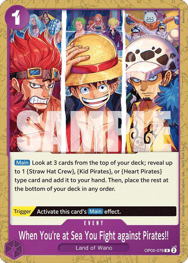 When You're at Sea You Fight against Pirates!! (2025 Pirates League Store) [Qualifier] [One Piece Promotion Cards] Bandai