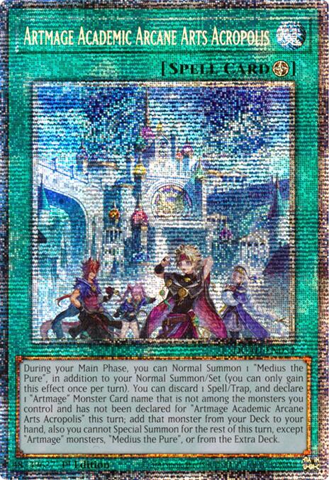Artmage Academic Arcane Arts Acropolis (Starlight Rare) [DUAD-EN054] Starlight Rare Yu-Gi-Oh!