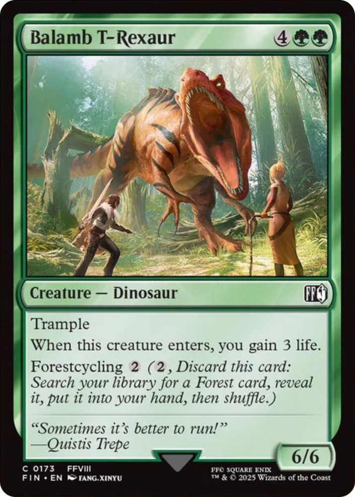 Balamb T-Rexaur [FINAL FANTASY] Magic: The Gathering