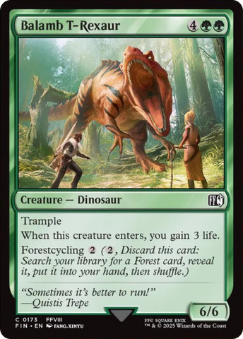 Balamb T-Rexaur [FINAL FANTASY] Magic: The Gathering