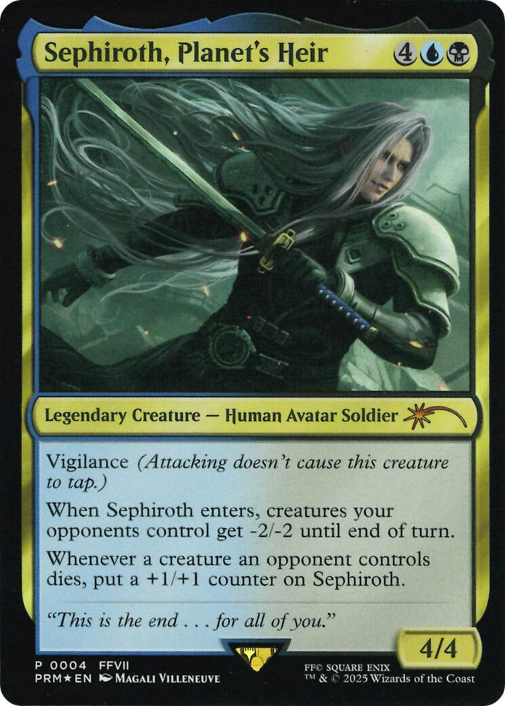 Sephiroth, Planet's Heir (Costco Bundle) [FINAL FANTASY Promos] Magic: The Gathering