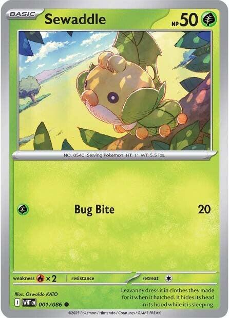 Sewaddle (001/086) [Scarlet & Violet: White Flare] Pokémon