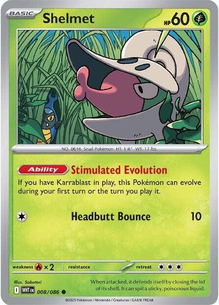 Shelmet (008/086) [Scarlet & Violet: White Flare] Pokémon
