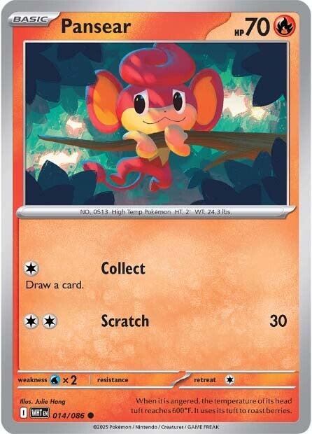 Pansear (014/086) [Scarlet & Violet: White Flare] Pokémon