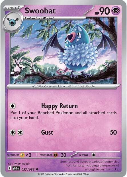 Swoobat (037/086) [Scarlet & Violet: White Flare] Pokémon