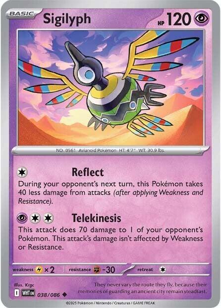 Sigilyph (038/086) [Scarlet & Violet: White Flare] Pokémon