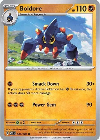 Boldore (047/086) [Scarlet & Violet: White Flare] Pokémon