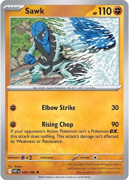Sawk (049/086) [Scarlet & Violet: White Flare] Pokémon
