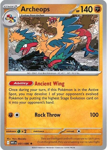 Archeops (051/086) [Scarlet & Violet: White Flare] Pokémon