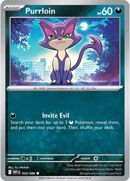 Purrloin (055/086) [Scarlet & Violet: White Flare] Pokémon