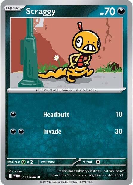 Scraggy (057/086) [Scarlet & Violet: White Flare] Pokémon