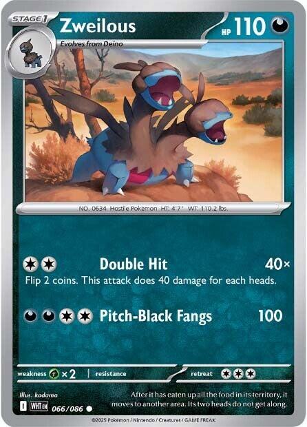 Zweilous (066/086) [Scarlet & Violet: White Flare] Pokémon
