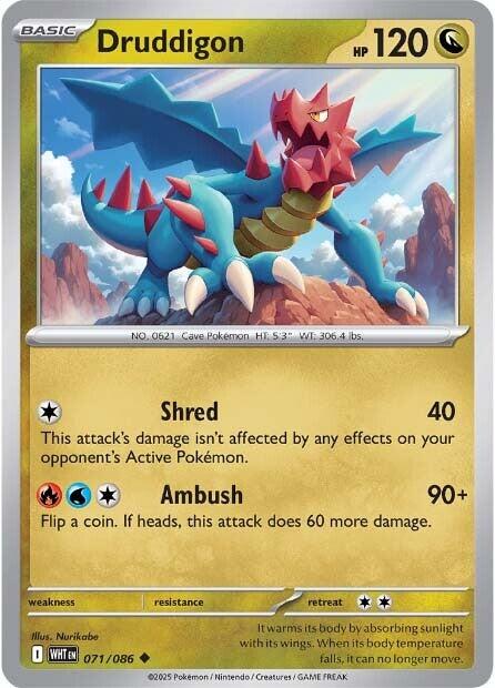 Druddigon (071/086) [Scarlet & Violet: White Flare] Pokémon