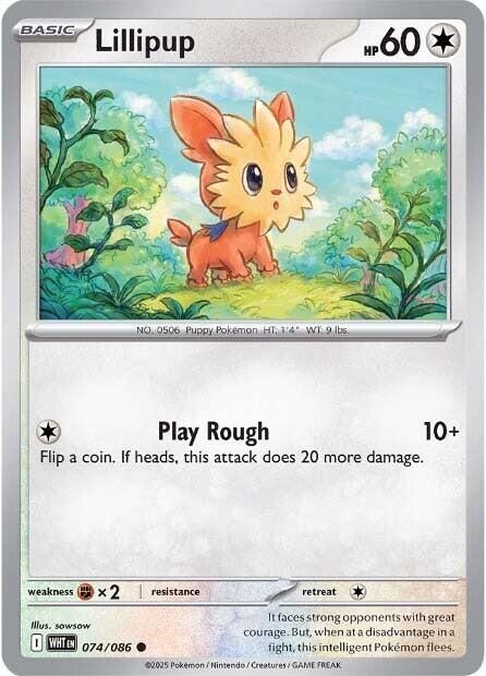 Lillipup (074/086) [Scarlet & Violet: White Flare] Pokémon