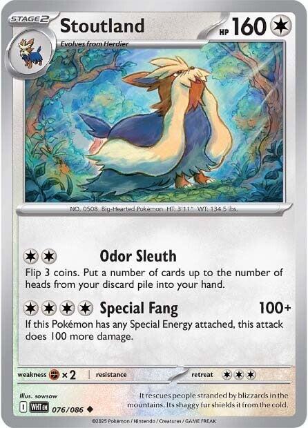 Stoutland (076/086) [Scarlet & Violet: White Flare] Pokémon