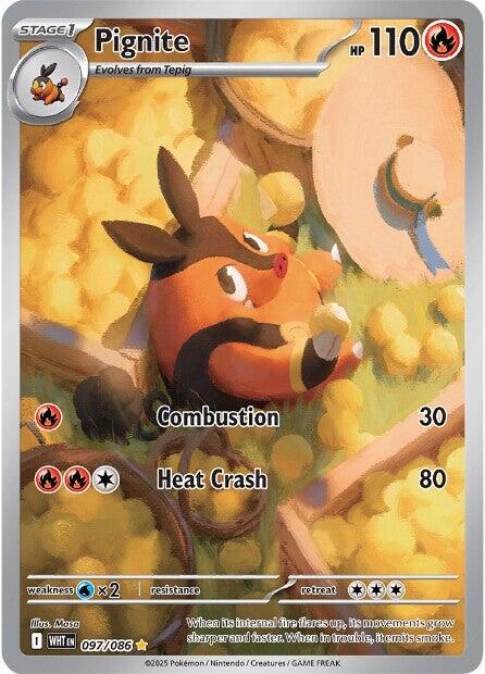 Pignite (097/086) [Scarlet & Violet: White Flare] Pokémon