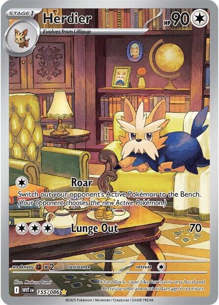 Herdier (155/086) [Scarlet & Violet: White Flare] Pokémon