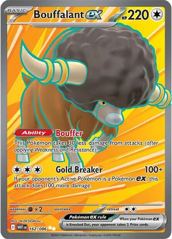Bouffalant ex (162/086) [Scarlet & Violet: White Flare] Pokémon