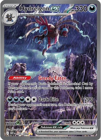 Hydreigon ex (169/086) [Scarlet & Violet: White Flare] Pokémon