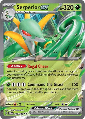 Serperior ex (003/086) [Scarlet & Violet: Black Bolt] Pokémon