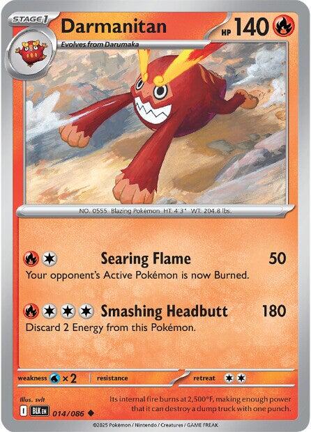 Darmanitan (014/086) [Scarlet & Violet: Black Bolt] Pokémon
