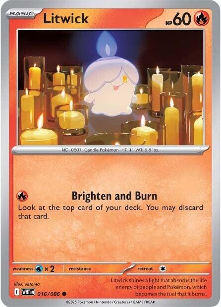 Litwick (016/086) [Scarlet & Violet: White Flare] Pokémon