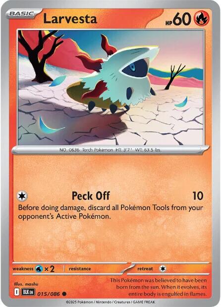 Larvesta (015/086) [Scarlet & Violet: Black Bolt] Pokémon