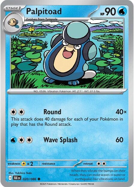 Palpitoad (020/086) [Scarlet & Violet: Black Bolt] Pokémon