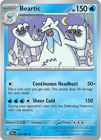 Beartic (026/086) [Scarlet & Violet: Black Bolt] Pokémon
