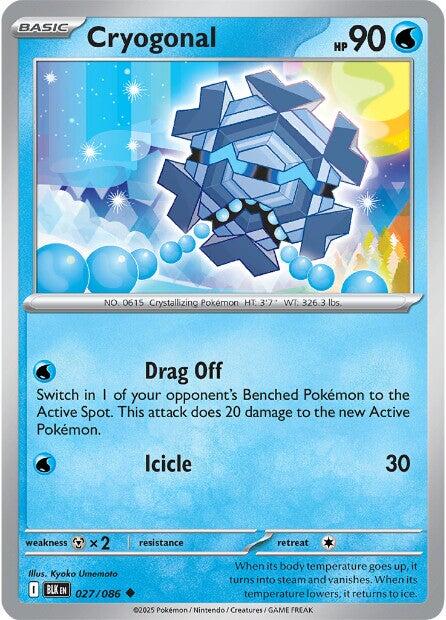 Cryogonal (027/086) [Scarlet & Violet: Black Bolt] Pokémon