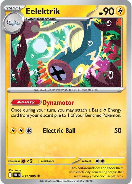 Eelektrik (031/086) [Scarlet & Violet: Black Bolt] Pokémon