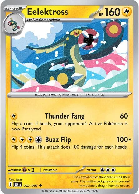 Eelektross (032/086) [Scarlet & Violet: Black Bolt] Pokémon