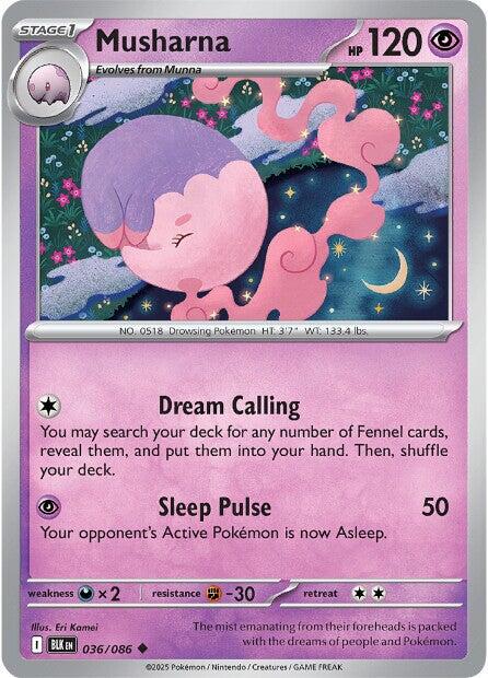 Musharna (036/086) [Scarlet & Violet: Black Bolt] Pokémon