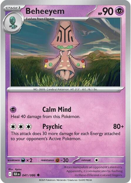 Beheeyem (041/086) [Scarlet & Violet: Black Bolt] Pokémon