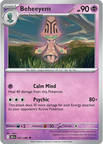 Beheeyem (041/086) [Scarlet & Violet: Black Bolt] Pokémon